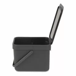 Brabantia Waste Bin Sort & Go 6L Grey