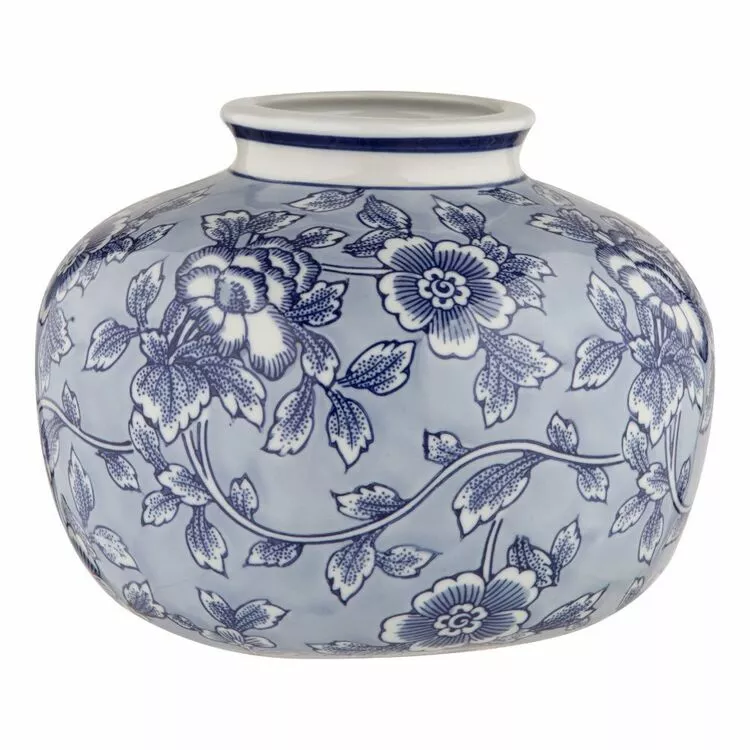 Society Home Emilia Vessel YIVSSH001 Blue & White 23 X 23 X 18.5 Cm 2 Society Home Emilia Vessel YIVSSH001 Blue & White 23 X 23 X 18.5 Cm