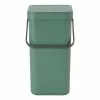 Brabantia Waste Bin Sort & Go 12L Fir Green -Bed Linen store SP 637695