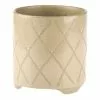 Linen House 12cm Planter Pot Estrada Caramel -Bed Linen store SP 638430
