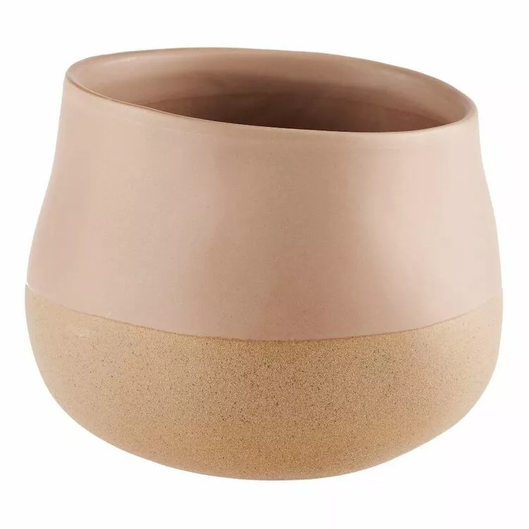 Linen House 18 Cm Planter Pot Nakia Desert Sand 3 Linen House 18 Cm Planter Pot Nakia Desert Sand