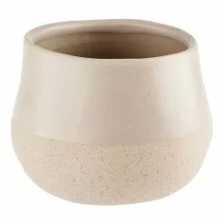 Linen House 16cm Planter Pot Nakia Shell
