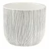 Linen House 19cm Planter Pot Taupin White 2 Linen House 19cm Planter Pot Taupin White -Bed Linen store SP 638460
