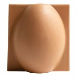 Kas Howard Large Vase Ochre 24 X 17 X 26 Cm