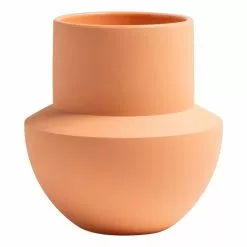 Kas Jupiter Vase Peach 20 X 20 X 19.5 Cm