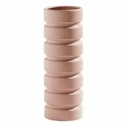 Kas Mima Vase Blush 12.5 X 12.5 X 32.5 Cm